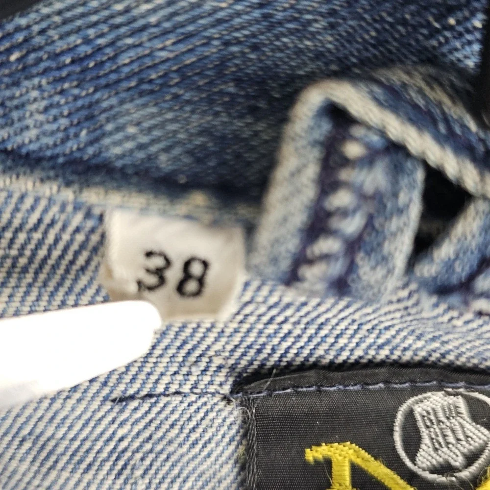 Vintage 70s Maverick Blue Bell Denim Jean Jacket Size 38 ( S/M ) Made in USA